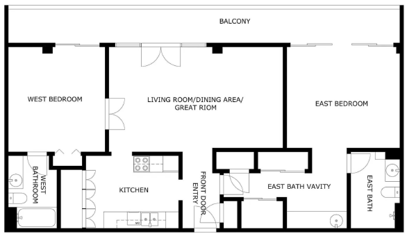 Floor Plan - 207 W Clarendon Ave