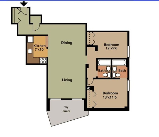 Floorplan - Oceanside Tower