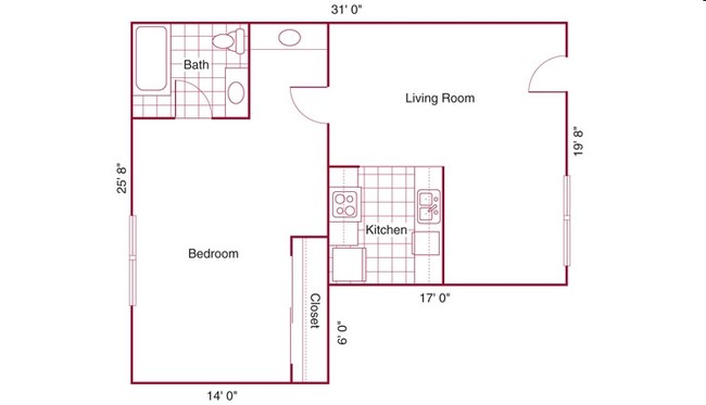 1BR/1BA - Wilshire Ardmore Regency