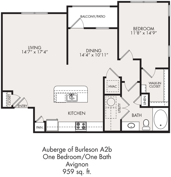 Floorplan - Auberge of Burleson