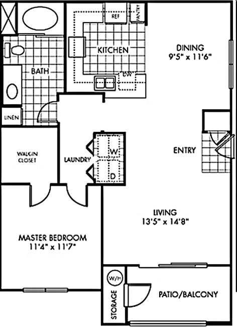 1BR/1BA Milan - Provence at Valencia