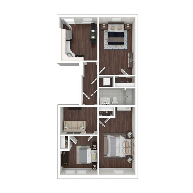 Floorplan - Clearway Apartments