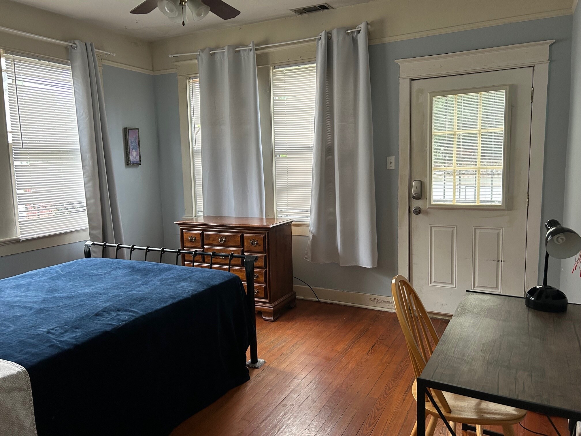 Back Bedroom With Backdoor leading to Laundry Shed - 2019 Lowerline St