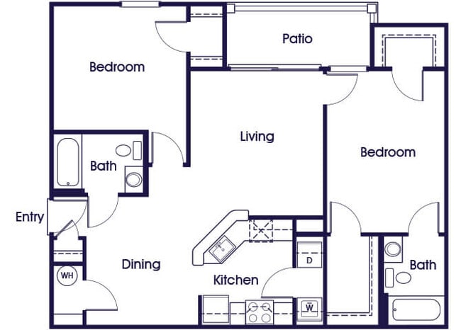 Floorplan - Weston Circle and Wicklow Square Apartments
