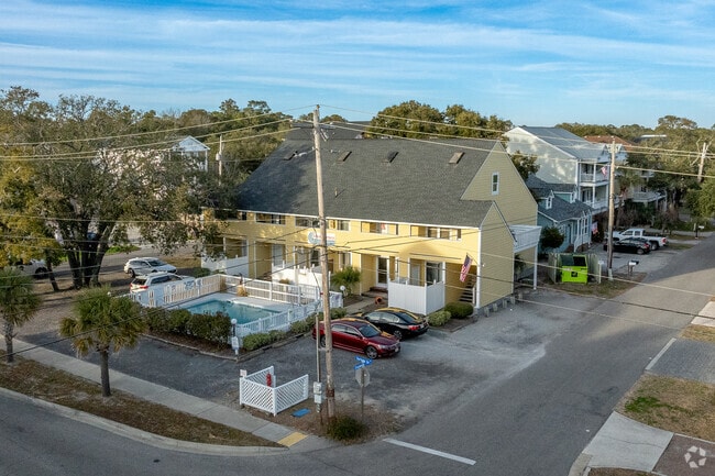 Wide aerial view. - Ocean Terrace at Surfside