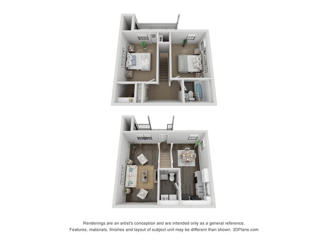 Floorplan - Vesta Creeks Run Townhomes and Apartments