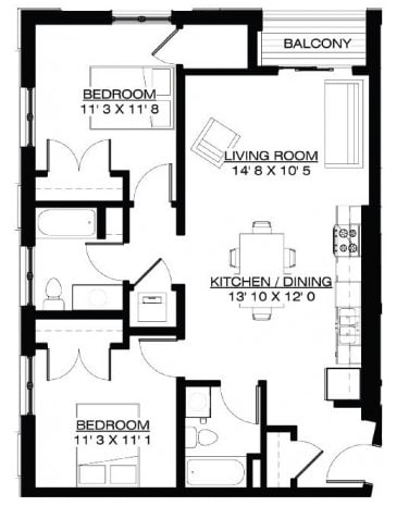 2BR/2BA - The Wellstone