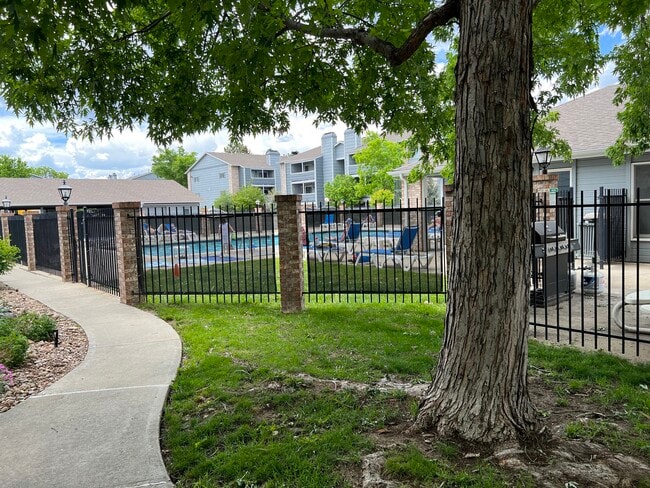 Path to pool area - 4670 White Rock Cir