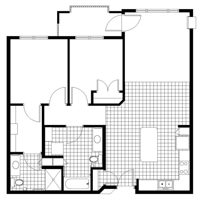 Floorplan - Maple Village Apartments