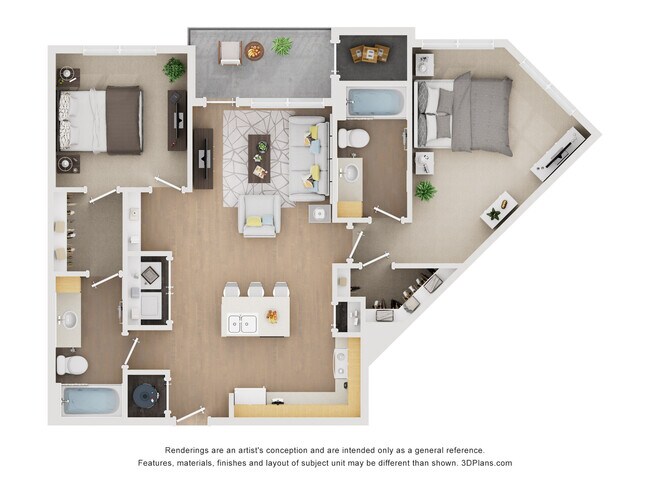 Floorplan - West Side Flats