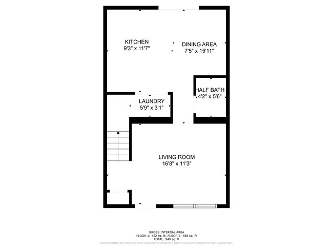 Main Level Floor Plan - 508 Yorktowne Pl