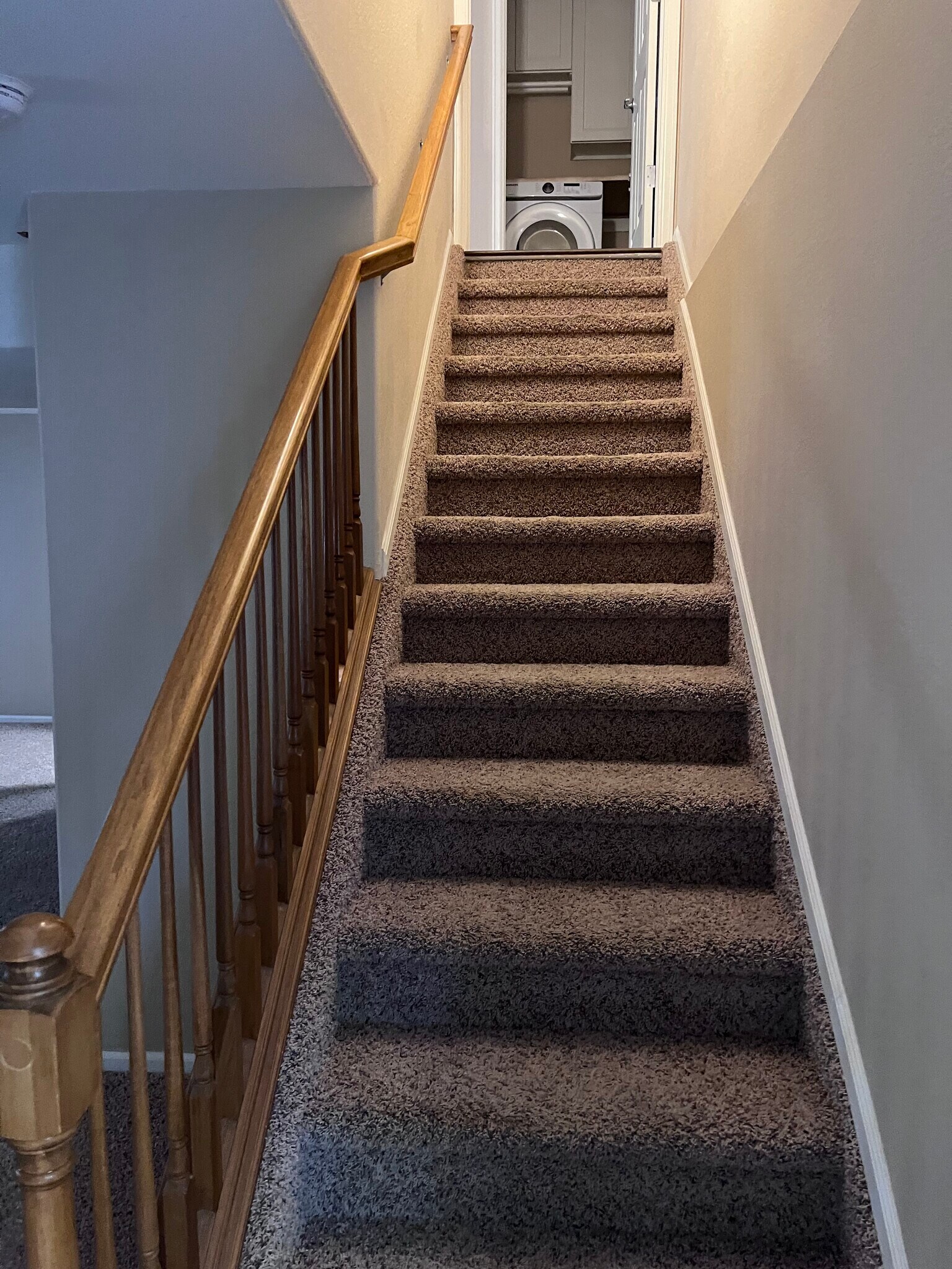 Stairs down to basement - 4443 S Independence St