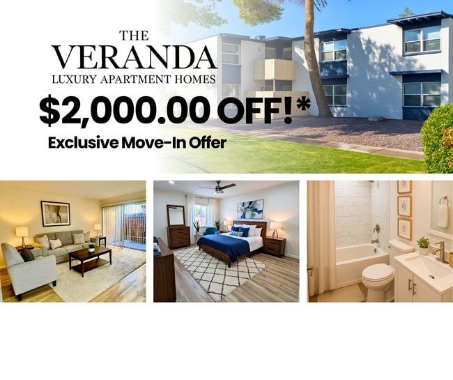 $2,000.00 OFF MOVE IN SPECIAL - The Veranda Apartment Homes