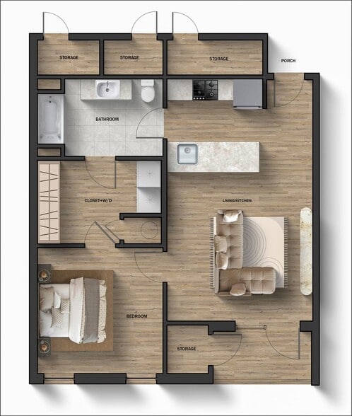 Interior Photo - 6801 West Apartments
