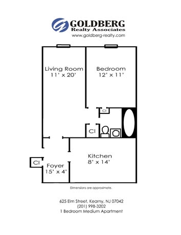 1BR/1BA - 625 Elm Street Apartments