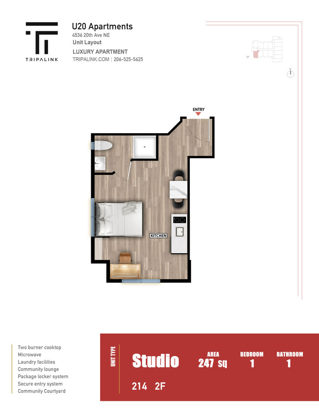 Floorplan - U20 Apartments