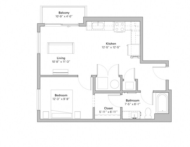 Floorplan - Melody on Main