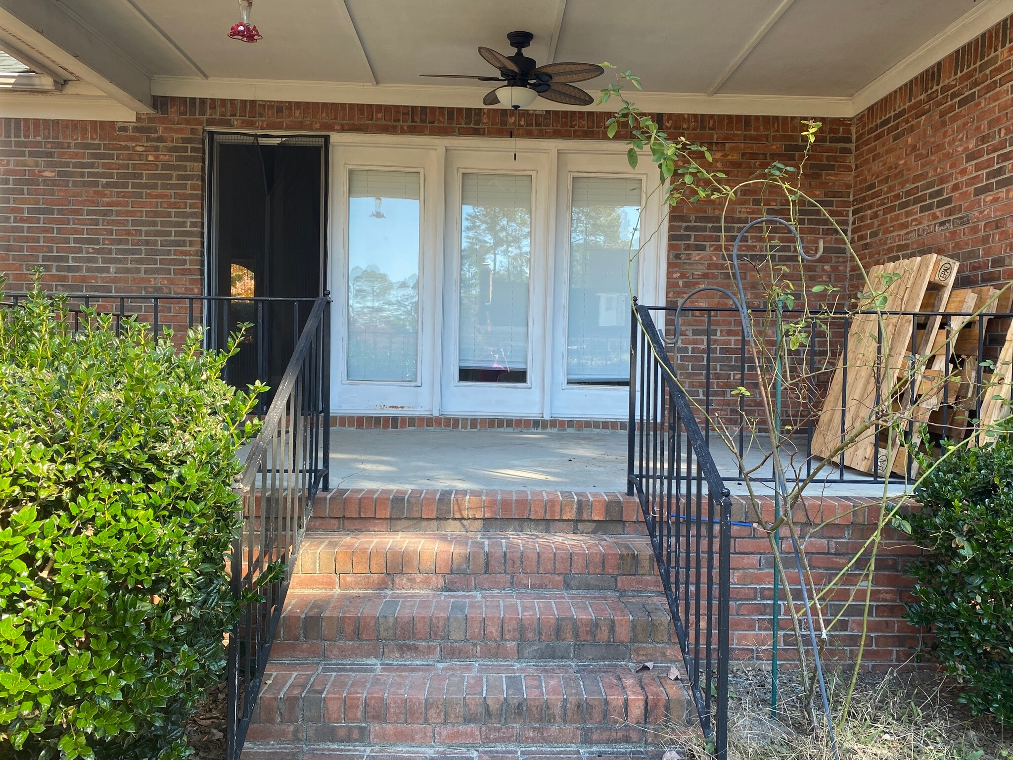 Outside covered patio - 1229 Clemson Rd