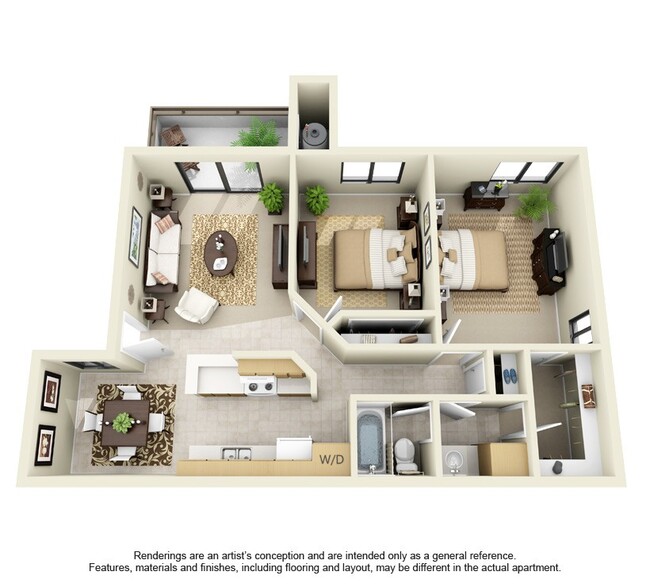 Floorplan - Village Park Apartments