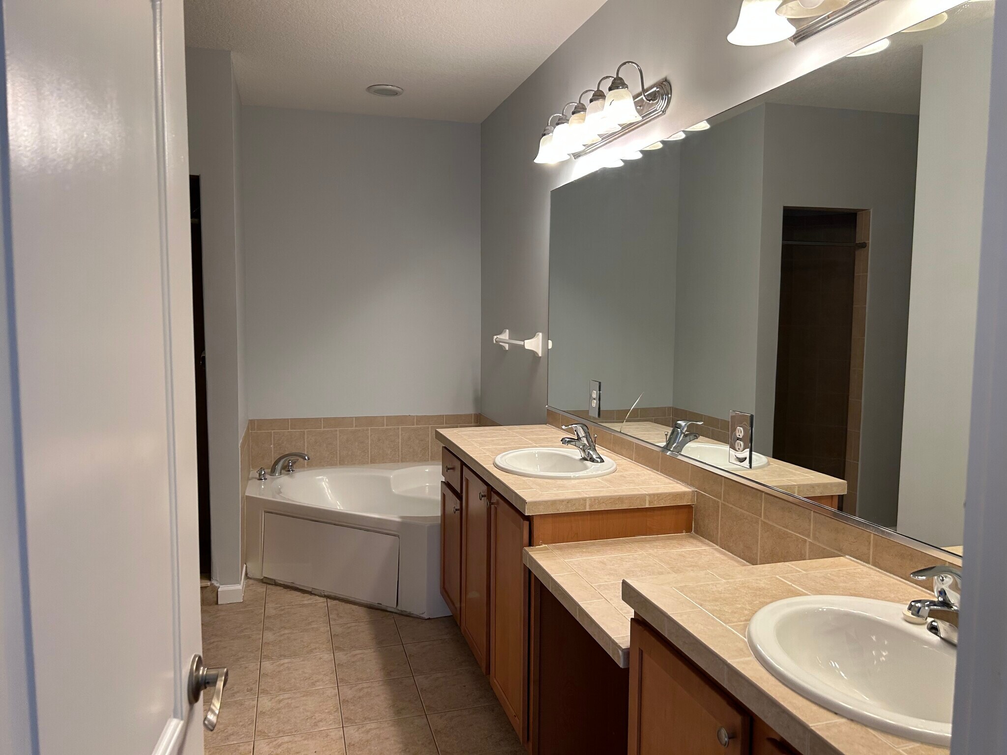 Master bath with walk in closet - 2543 Creekside Dr