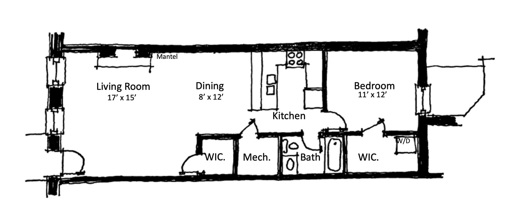 Floor Plan - 2935 N Charles St
