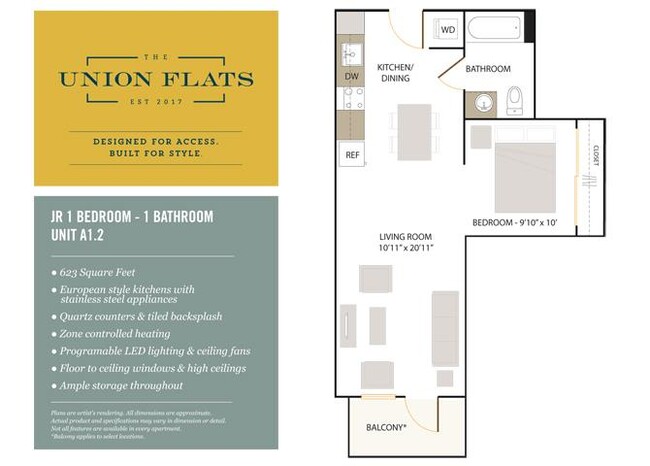 Floorplan - The Union Flats
