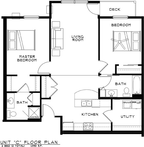 Floorplan - Tioga Square