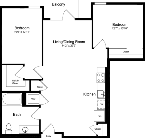 Floorplan - Potrero 1010