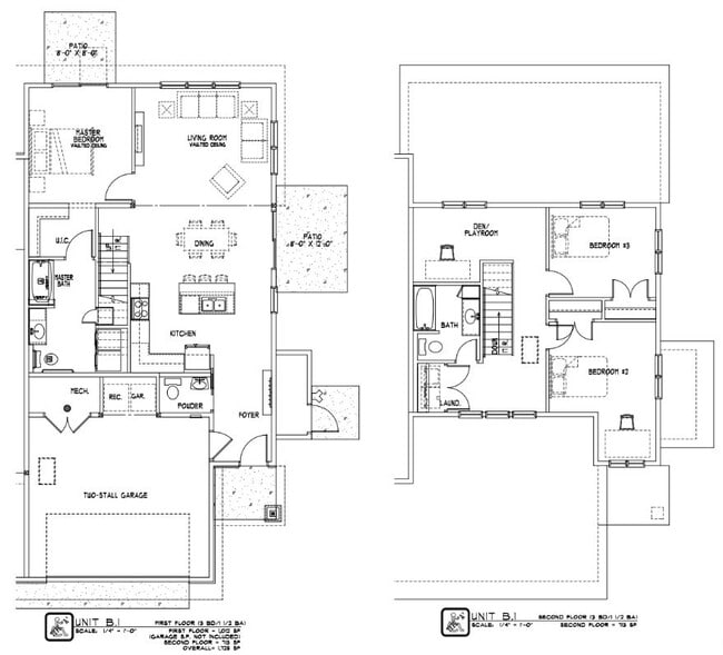 3 Bedroom 2 Bath Townhome - The Emerald Townhomes