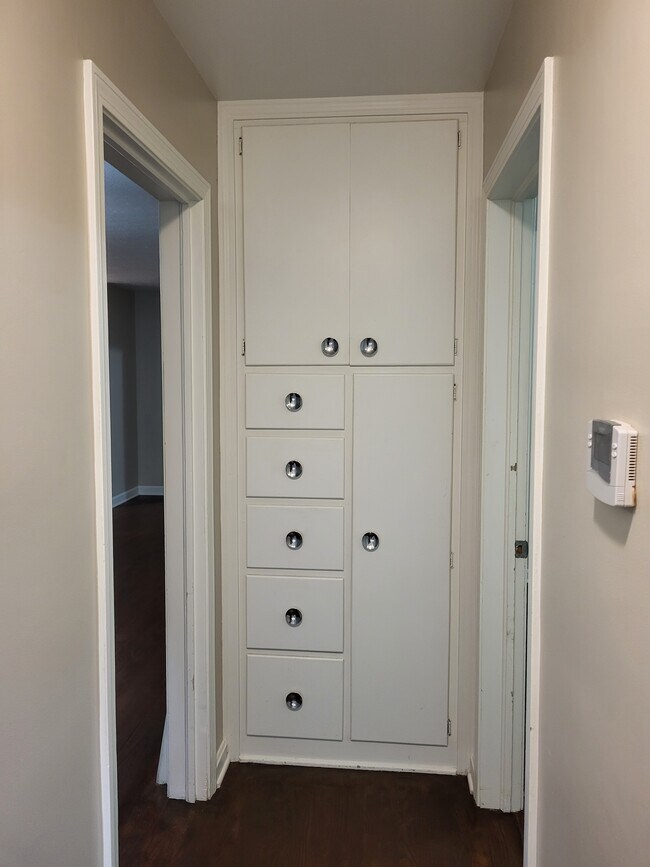 Hall linen closet - 337 Kenwood Avenue