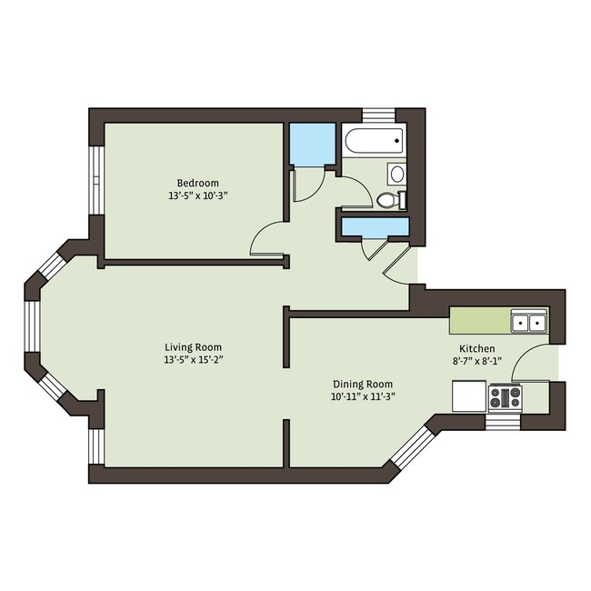 Floorplan - 5415 S. Woodlawn Avenue