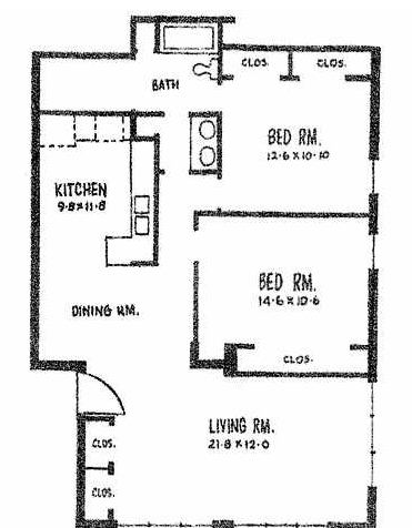 2BR/1BA - El Camino Real