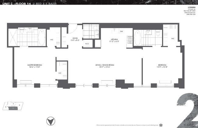 Floorplan - 2 Cooper Square