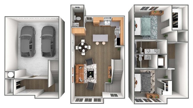 Floorplan - The Hudson Townhomes