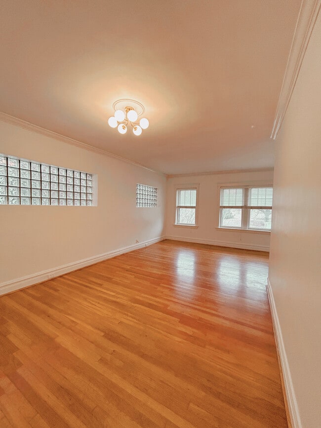 Plenty of light filling the unit, including glass block features - 2705 S Kingshighway Blvd