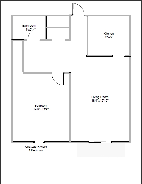 1BR/1BA - Chateau Riviera Apartments