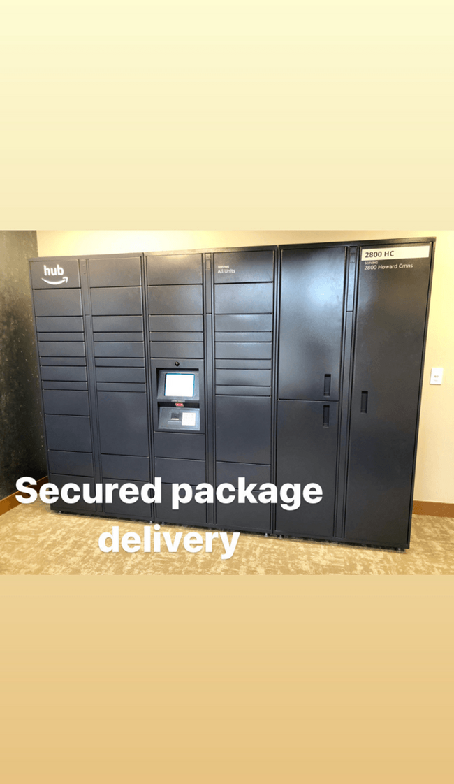 Secured Package Delivery - Howard Lofts