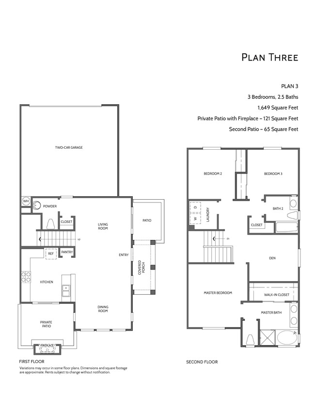 Floorplan - Townhomes at Lost Canyon