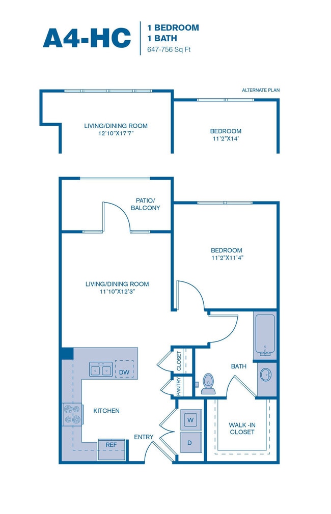 Floorplan - Windsor Addison Apartments