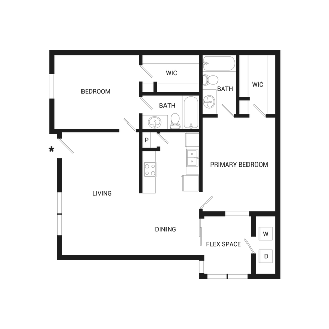 Floorplan - The Elise Apartments