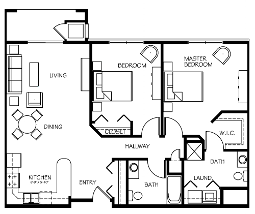 Floorplan - Powers Ridge Condominiums