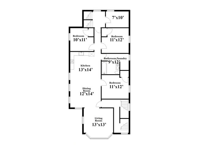 Building Photo - Remodeled 3 bedroom 1  bathroom 2nd Floor