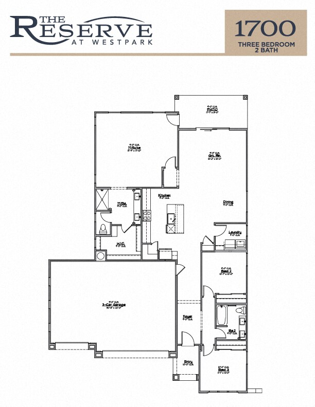 Floorplan - Reserve at Westpark II