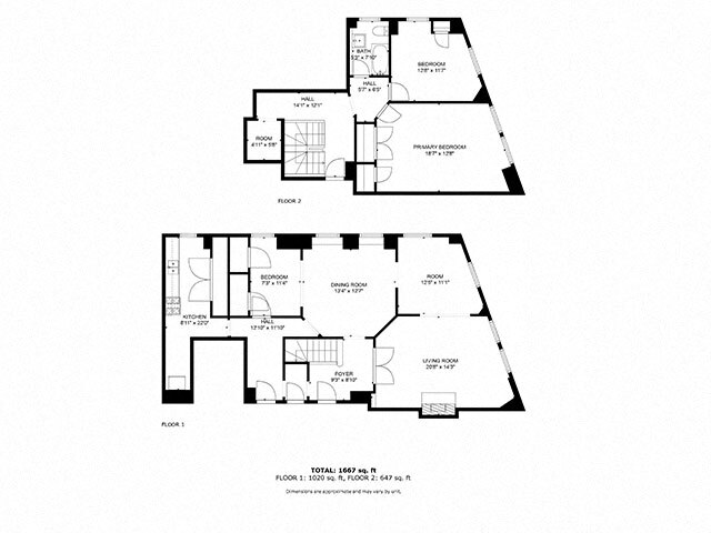 Floorplan - Hibbard Tower