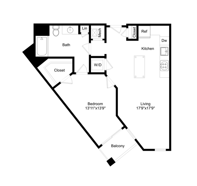 Floorplan - The Swift at Petworth Metro