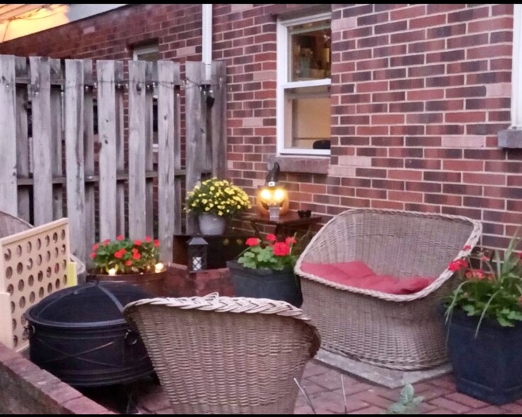 Back Patio to enjoy those spring days ahead - 762 Mentor Ave