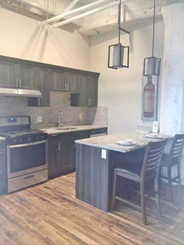 Deluxe Lofts Plan B Kitchen - Crescendo Loft Apartments