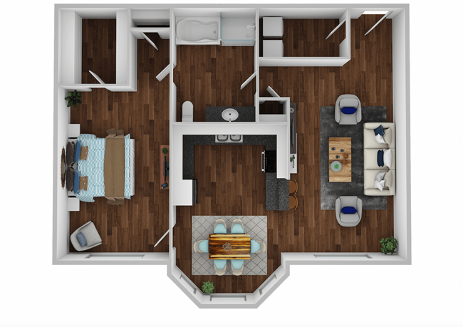 Floorplan - Estates at Hollister Apartments