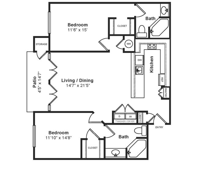 Floorplan - Windsor at Midtown
