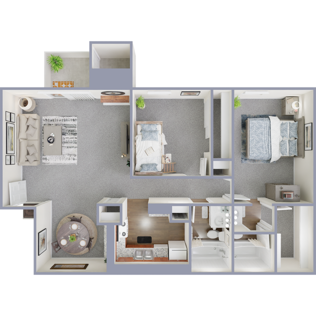 Floorplan - Parkside Apartments